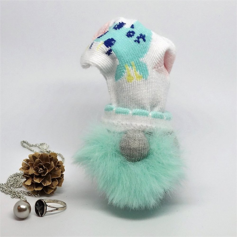 Sleepy Baby Giraffe Mini Gnome Baby Sock Miniature Gnome Nursery Decor Babyroom
